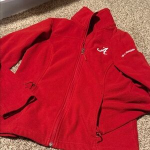 Columbia University of Alabama Crimson Tide fleece jacket (S) - EUC!